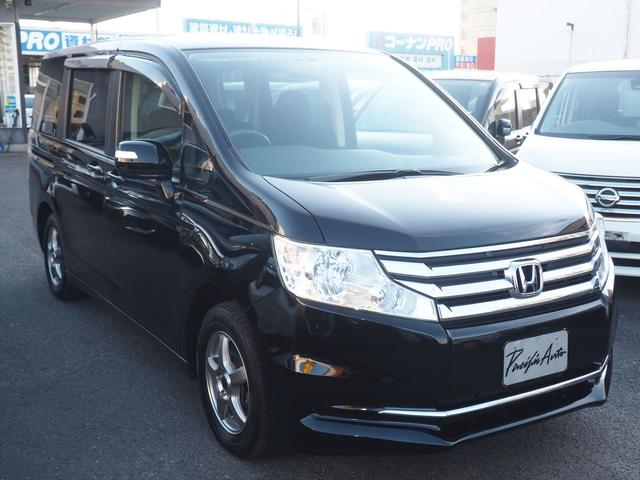 ステップワゴン 後期　Ｇ　Ｅセレクション　純正９型ナビ　ＡＬＰＩＮＥモニター　電動ドア　スマートキー　８人乗り　社外１５インチアルミ　地デジＴＶ　Ｂｌｕｅｔｏｏｔｈ　ＣＤ録音　ＤＶＤ　ＳＤ　ＵＳＢ　バックカメラ　ＥＴＣ　クルコン　横滑り防止　ｉ－ＳＴＯＰ　関東１オーナー　禁煙車（6枚目）