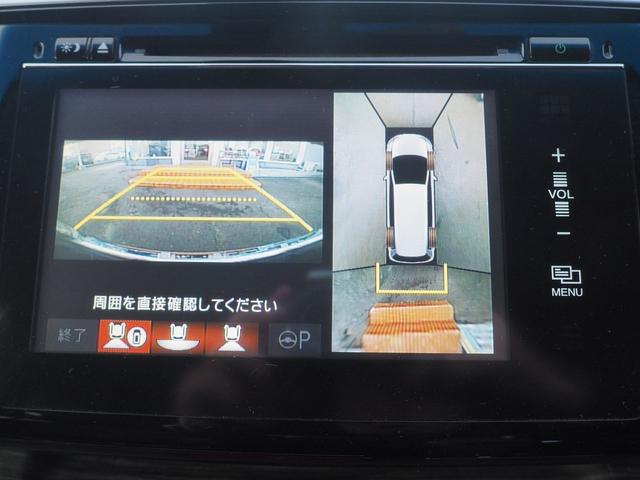 オデッセイ アブソルート　純正ナビ　フリップダウンモニター　両側電動ドア　７人　スマートキー　ハーフレザーシート　ＬＥＤライト　純正１８インチアルミ　Ｂｌｕｅｔｏｏｔｈ　ＨＤＭＩ　ＵＳＢ　ＤＶＤ　全周囲カメラ　クルコン　衝突軽減ブレーキ　横滑り防止　ＥＴＣ　名古屋仕入　禁煙（19枚目）