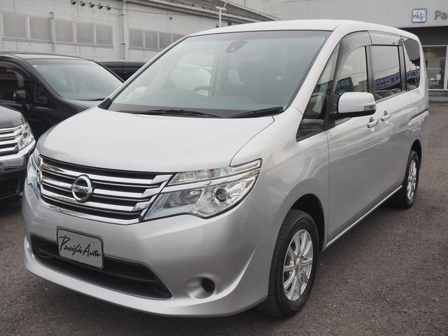 セレナ ４ＷＤ後期　２０Ｘ　ＳＤナビ　バックカメラ　１オーナー　禁煙　スマートキー　８人乗り　１５インチアルミ　両側オートクロージャードア　ＵＳＢオーディオ　ＳＤオーディオ　ＣＤ　クルコン　衝突軽減ブレーキ　レーンアシスト　横滑り防止　ｉ－ＳＴＯＰ　リアヒーター　ＥＴＣ（7枚目）