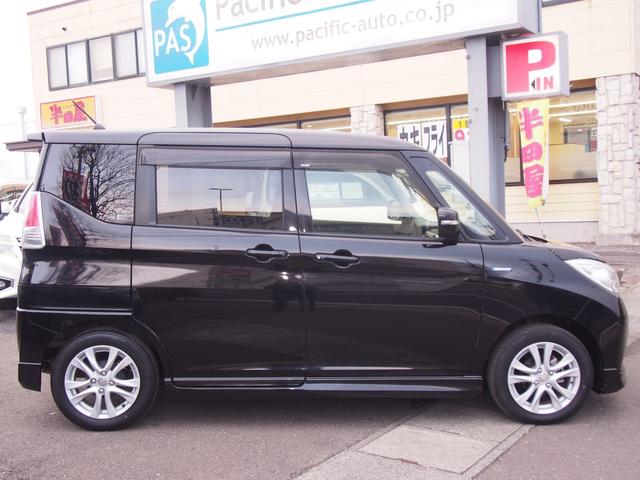 ソリオ ハイブリッドＭＺ　メモリーナビ　バックカメラ　両側電動ドア　スマートキー　ＨＩＤ　１５インチアルミ　革巻ハンドル　Ｂｌｕｅｔｏｏｔｈ　ＤＶＤ　ＣＤ　クルコン　ｉ－ＳＴＯＰ　横滑り防止　誤発進抑制　衝突軽減ブレーキ　レーンアシスト　シートヒーター　ＥＴＣ　禁煙車（4枚目）