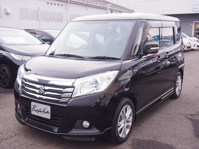 ソリオ ハイブリッドＭＺ　メモリーナビ　バックカメラ　両側電動ドア　スマートキー　ＨＩＤ　１５インチアルミ　革巻ハンドル　Ｂｌｕｅｔｏｏｔｈ　ＤＶＤ　ＣＤ　クルコン　ｉ－ＳＴＯＰ　横滑り防止　誤発進抑制　衝突軽減ブレーキ　レーンアシスト　シートヒーター　ＥＴＣ　禁煙車（7枚目）