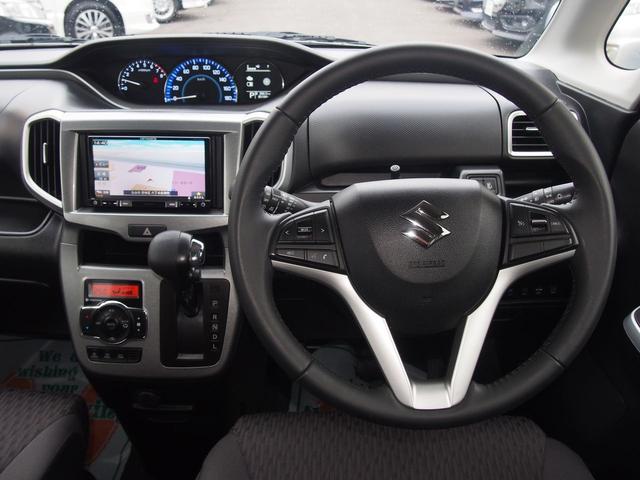 ソリオ ハイブリッドＭＺ　メモリーナビ　バックカメラ　両側電動ドア　スマートキー　ＨＩＤ　１５インチアルミ　革巻ハンドル　Ｂｌｕｅｔｏｏｔｈ　ＤＶＤ　ＣＤ　クルコン　ｉ－ＳＴＯＰ　横滑り防止　誤発進抑制　衝突軽減ブレーキ　レーンアシスト　シートヒーター　ＥＴＣ　禁煙車（11枚目）