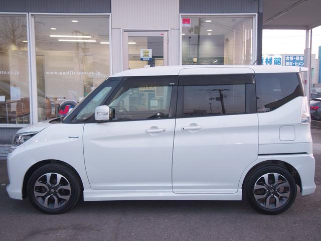 ソリオバンディット ハイブリッドMV 地デジSDナビ 全方位カメラ 両側電動ドア スマートキー LEDライト 15inアルミ シートヒーター Appleカープレイ Bluetooth DVD USB クルコン 横滑り防止 衝突軽減ブレーキ レーンアシスト ETC 1オーナー 禁煙車(5枚目)