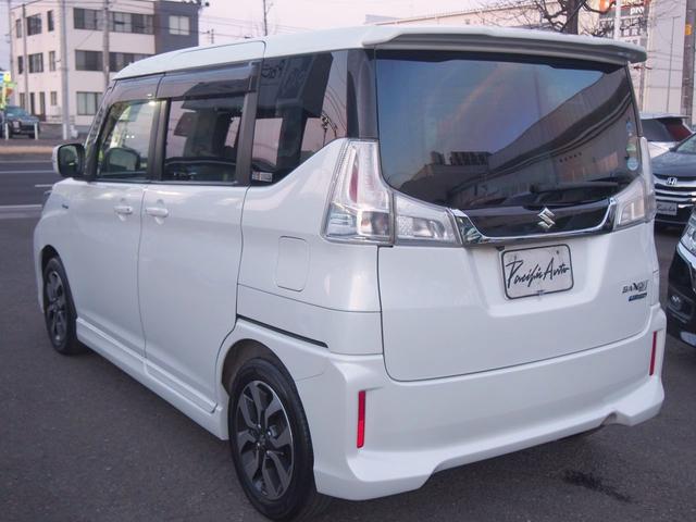 ソリオバンディット ハイブリッドMV 地デジSDナビ 全方位カメラ 両側電動ドア スマートキー LEDライト 15inアルミ シートヒーター Appleカープレイ Bluetooth DVD USB クルコン 横滑り防止 衝突軽減ブレーキ レーンアシスト ETC 1オーナー 禁煙車(9枚目)