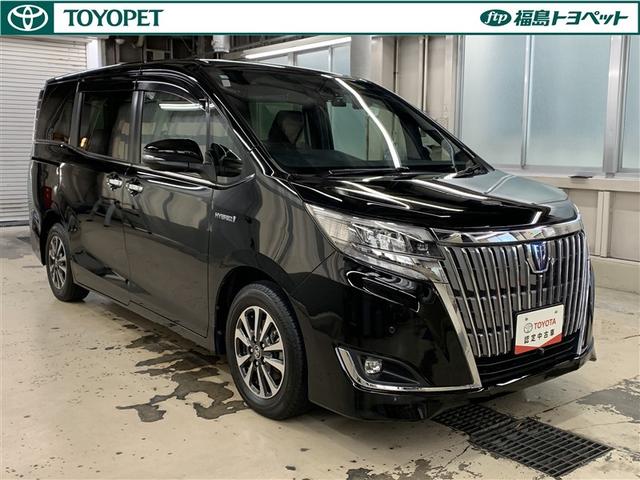 エスクァイア ハイブリッドGi プレミアムパッケージ フルセグ メモリーナビ DVD再生 後席モニター バックカメラ 衝突被害軽減システム ETC ドラレコ 両側電動スライド LEDヘッドランプ 乗車定員7人 3列シート ワンオーナー(3枚目)