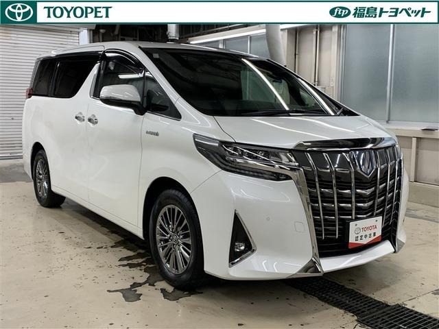 アルファードハイブリッド エグゼクティブラウンジ 革シート サンルーフ 4WD フルセグ メモリーナビ DVD再生 ミュージックプレイヤー接続可 後席モニター バックカメラ 衝突被害軽減システム ETC ドラレコ 両側電動スライド LEDヘッドランプ(3枚目)