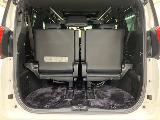 アルファードハイブリッド エグゼクティブラウンジ 革シート サンルーフ 4WD フルセグ メモリーナビ DVD再生 ミュージックプレイヤー接続可 後席モニター バックカメラ 衝突被害軽減システム ETC ドラレコ 両側電動スライド LEDヘッドランプ(11枚目)