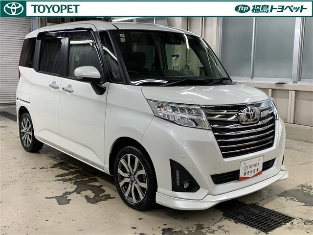 ルーミー カスタムＧ－Ｔ　フルセグ　メモリーナビ　ＤＶＤ再生　バックカメラ　衝突被害軽減システム　ＥＴＣ　ドラレコ　両側電動スライド　ＬＥＤヘッドランプ　アイドリングストップ（3枚目）