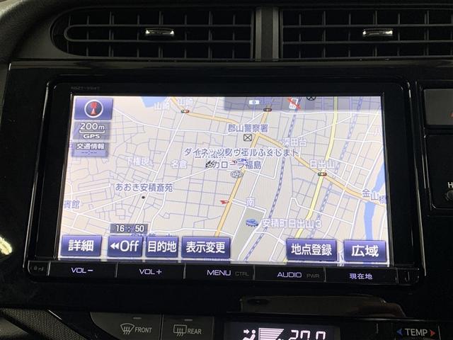 アクア Ｘ－アーバン　フルセグ　メモリーナビ　ＤＶＤ再生　バックカメラ　ＥＴＣ　ドラレコ（6枚目）