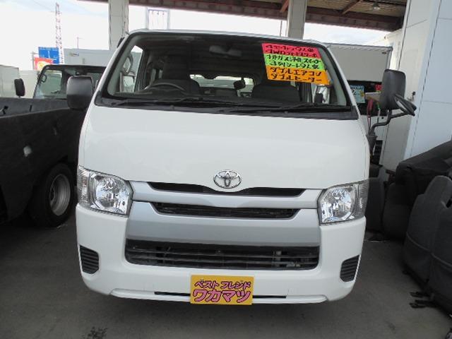 ハイエースバン ロングＤＸ　ディーゼルターボ４ＷＤ　３列９人乗り　ダブルエアコン　ダブルヒーター　排ガス浄化スイッチ（5枚目）