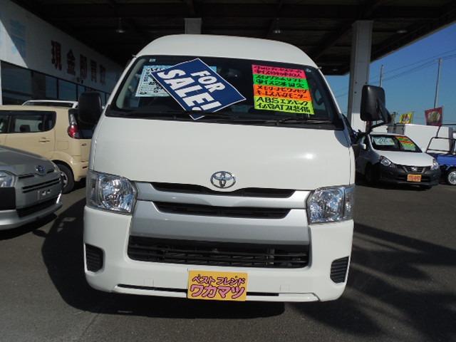 ハイエースバン ロングＤＸ　ディーゼルターボ４ＷＤ　車椅子仕様車Ｂタイプ　車椅子移動車１０人乗り　車椅子２基固定　スイングアームリフト　オートステップ　ダブルエアコン　ＳＤナビ　ワンセグ　バックカメラ（46枚目）