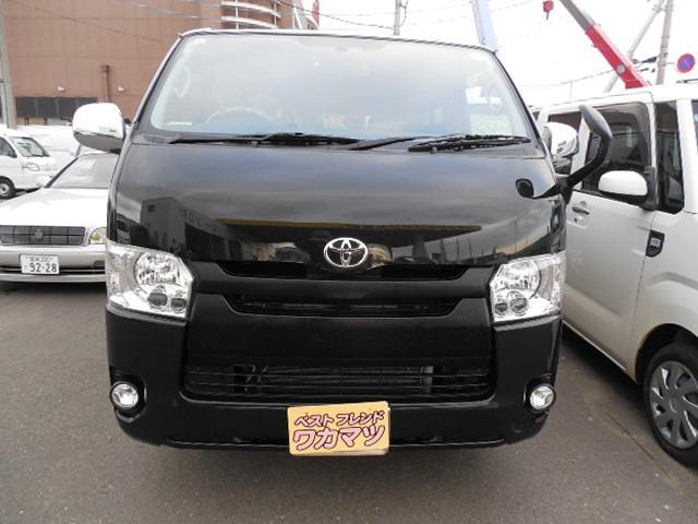 ハイエースバン ロングスーパーGL ディーゼルターボ4WD リアクーラー リアヒーター 両側スライドドア SDナビ フルセグ スマートキー ETC フォグ ABS エアバッグ 15AW(6枚目)