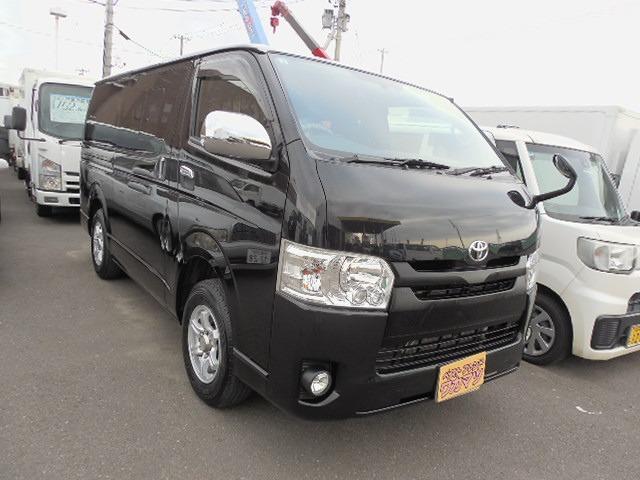 ハイエースバン ロングスーパーGL ディーゼルターボ4WD リアクーラー リアヒーター 両側スライドドア SDナビ フルセグ スマートキー ETC フォグ ABS エアバッグ 15AW(7枚目)