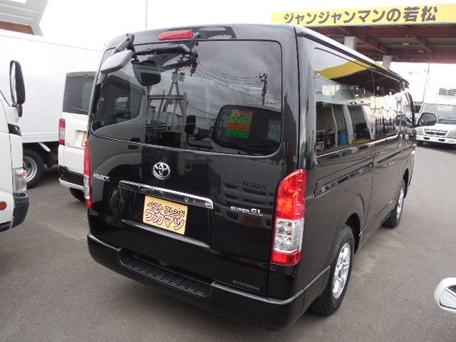 ハイエースバン ロングスーパーGL ディーゼルターボ4WD リアクーラー リアヒーター 両側スライドドア SDナビ フルセグ スマートキー ETC フォグ ABS エアバッグ 15AW(8枚目)