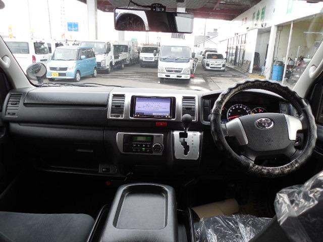 ハイエースバン ロングスーパーGL ディーゼルターボ4WD リアクーラー リアヒーター 両側スライドドア SDナビ フルセグ スマートキー ETC フォグ ABS エアバッグ 15AW(22枚目)