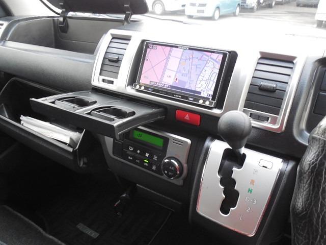 ハイエースバン ロングスーパーGL ディーゼルターボ4WD リアクーラー リアヒーター 両側スライドドア SDナビ フルセグ スマートキー ETC フォグ ABS エアバッグ 15AW(30枚目)