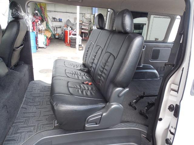 ハイエースバン ロングスーパーＧＬ　ディーゼルターボ４ＷＤ　モデリスタエアロ　リアクーラー　リアヒーター　社外１７ＡＷ　両側スライドドア　ＡＢＳ　ダブルＳＲＳ　ＨＩＤ　フォグ　ＳＤナビ　フルセグ　キーレス　ＥＴＣ（15枚目）