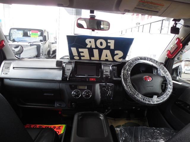 ハイエースバン ロングスーパーＧＬ　ディーゼルターボ４ＷＤ　モデリスタエアロ　リアクーラー　リアヒーター　社外１７ＡＷ　両側スライドドア　ＡＢＳ　ダブルＳＲＳ　ＨＩＤ　フォグ　ＳＤナビ　フルセグ　キーレス　ＥＴＣ（20枚目）