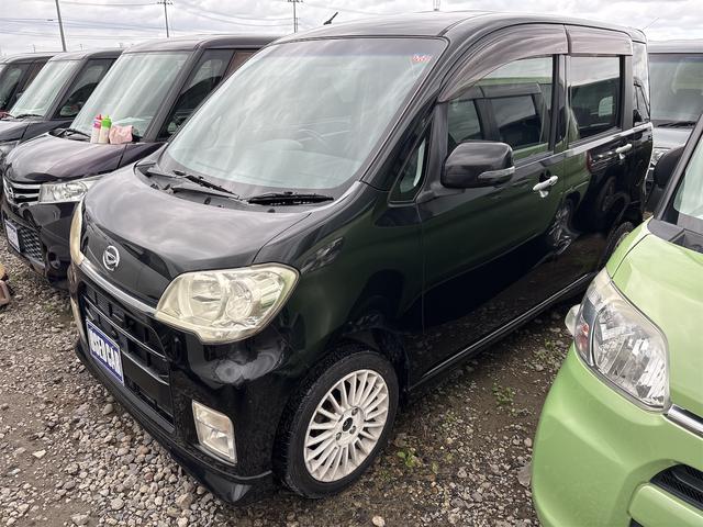 タントエグゼ カスタムＸ　純正フルエアロ１４インチＡＷ／車検令和９年１０月／ＨＩＤオートライトフォグランプ／スマートキー／オートエアコン／革巻きステアリング／ＳＤナビ／スペアキー付（5枚目）