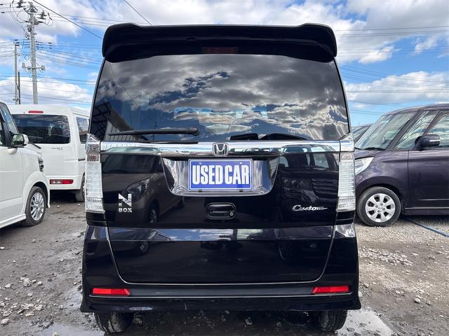 N-BOXカスタム G・Lパッケージ 《4WD》《車検2年》《走行95200キロ》プッシュスタート/スマートキースペアキー//SDナビTVフルセグBluetooth/HIDオートライトフォグ/パワースライドドア/ETC/純正フルエアロ(8枚目)