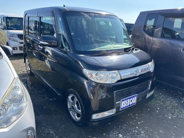 タント カスタムX 《車検令和9年3月》パワースライドア/スマートキー/純正フルエアロ14インチAW/HIDオートライトフォグ/アームレスト/(4枚目)