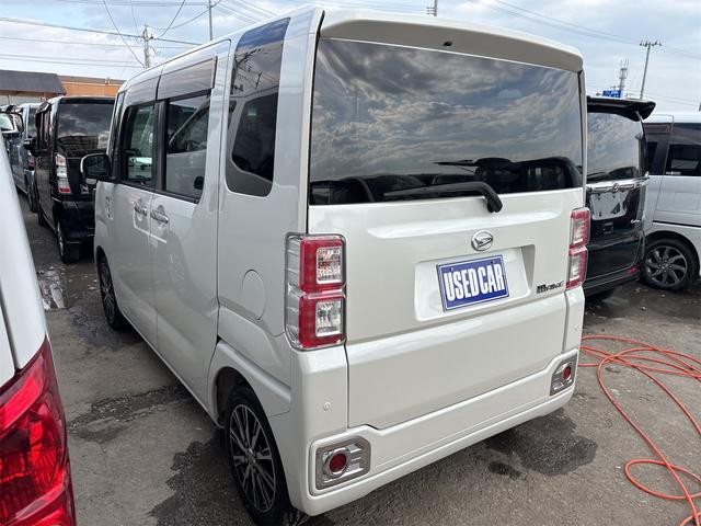 ウェイク GターボSAII 《4WDターボ》《後期モデル》《車検2年》SDナビTVフルセグBluetooth/衝突軽減ブレーキシステム/革巻きステアリング/シートヒーター/両側パワースライドドア/Pスタート/スマートキー/ETC(6枚目)