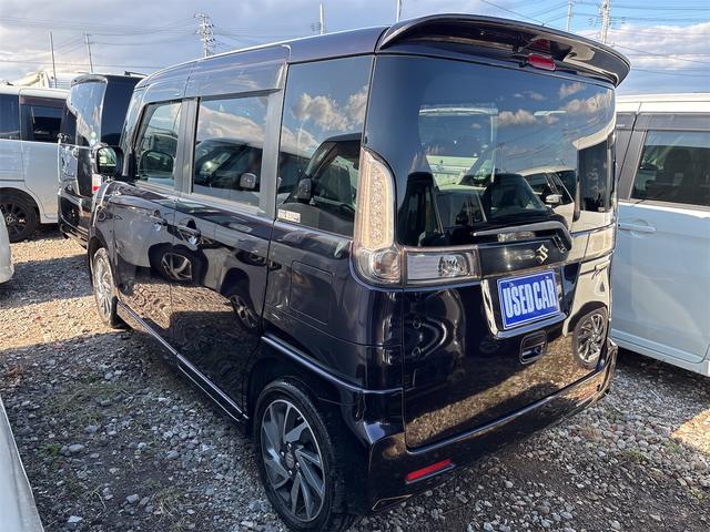 スペーシアカスタム TS 《4WDターボ》《車検2年》純正エアロ15インチAW/衝突軽減ブレーキ/革巻きステアリング/シートヒーター/両側パワースライドドア/プッシュスタート/スマートキースペアキー/HIDオートライトフォグ(7枚目)