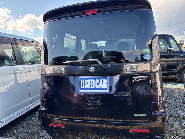 スペーシアカスタム TS 《4WDターボ》《車検2年》純正エアロ15インチAW/衝突軽減ブレーキ/革巻きステアリング/シートヒーター/両側パワースライドドア/プッシュスタート/スマートキースペアキー/HIDオートライトフォグ(8枚目)