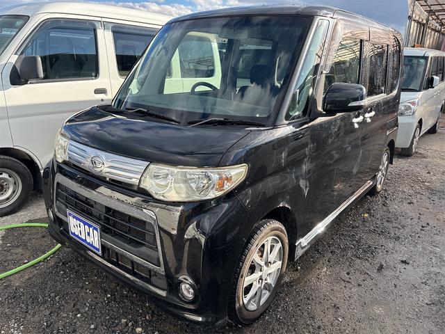 タント カスタムRS 《4WDターボ》《車検2年》《後期モデル》純正フルエアロ14インチAW/SDナビTV/MOMO革巻きステアリング/パワースライドア/スマートキー/HIDオートライトフォグ/(5枚目)