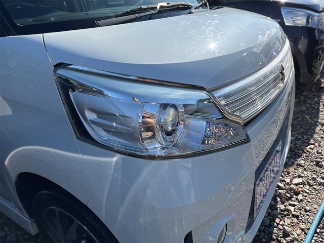 スペーシアカスタム TS 《ターボ》両側パワースライドドア/純正フルエアロ15インチ/SDナビTVフルセグBluetoothバックカメラ/革巻きステアリング/プッシュスタート/スマートキー/ETC/HIDオートライトフォグ/(3枚目)