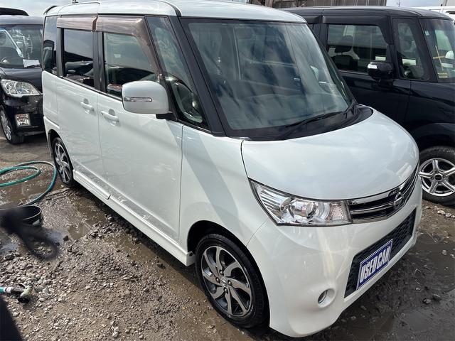 ルークス ハイウェイスター　《車検２年》《最終モデル》純正フルエアロ１４インチＡＷ／プッシュスタート／スマートキー／アームレスト／ＳＤナビＴＶフルセグ／パワースライドア／ＨＩＤオートライトフォグ・（4枚目）