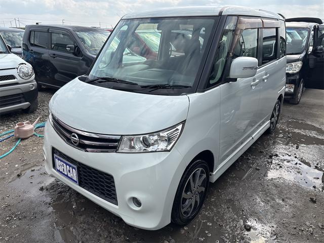 ルークス ハイウェイスター　《車検２年》《最終モデル》純正フルエアロ１４インチＡＷ／プッシュスタート／スマートキー／アームレスト／ＳＤナビＴＶフルセグ／パワースライドア／ＨＩＤオートライトフォグ・（5枚目）