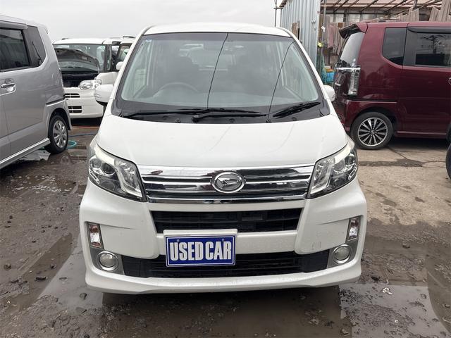 ムーヴ カスタム X SA 《4WD》《後期モデル》純正フルエアロ14インチAW/SDナビTVフルセグBluetooth/プッシュスタート/スマートキー/衝突軽減ブレーキシステム/LEDオートライトフォグ/アームレスト/(2枚目)