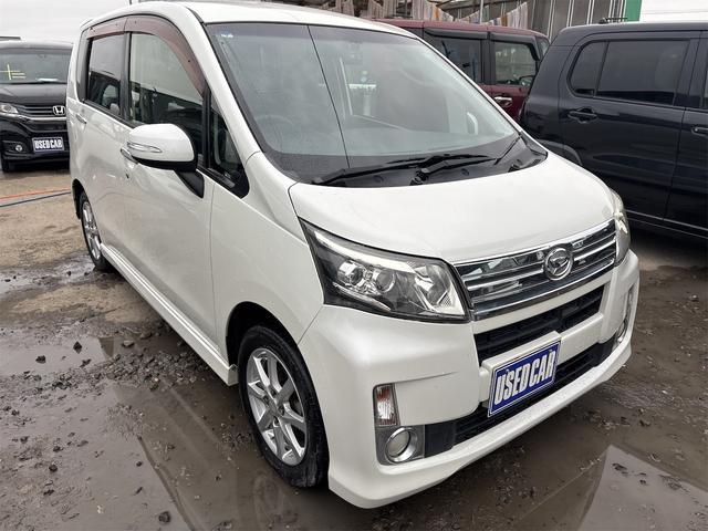 ムーヴ カスタム X SA 《4WD》《後期モデル》純正フルエアロ14インチAW/SDナビTVフルセグBluetooth/プッシュスタート/スマートキー/衝突軽減ブレーキシステム/LEDオートライトフォグ/アームレスト/(4枚目)