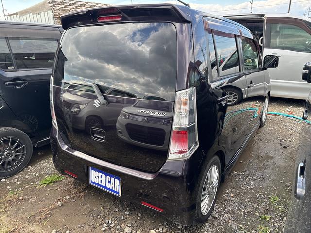 ワゴンＲスティングレー Ｔ　《ターボ》《車検令和９年１０月》純正フルエアロ１４インチＡＷ／プッシュスタート／スマートキー／オートエアコン／ＨＩＤオートライトフォグ／革巻きステアリング／（6枚目）