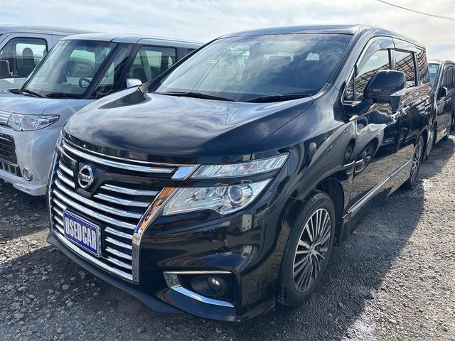 エルグランド ２５０ハイウェイスターＳ　１８インチＡＷ／　ＳＤナビＴＶフルセグＢｌｕｅｔｏｏｔｈバックカメラ／革巻きステアリング／クルコン／オットマン／フリップダウンモニター／スマキースペア有／ＥＴＣ／ハーフレザーシート／オットマン／（5枚目）