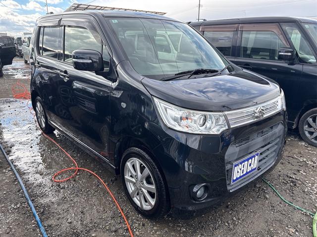 ワゴンRスティングレー X 《走行39100キロ》純正フルエアロ14インチAW/プッシュスタート/スマートキー/オートエアコン/SDナビTVバックカメラ/HIDオートライトフォグ/ETC/(4枚目)