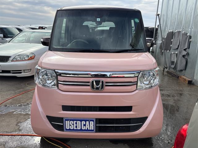 N-BOX 2トーンカラースタイル G・Lパッケージ 《後期モデル》《ピンク茶ツートン》《車検2年》衝突軽減ブレーキシステム/プッシュスタート/スマートキー/HIDオートライト/ETC/純正ナビTVフルセグBluetoothバックカメラ/両側パワスラ/(2枚目)