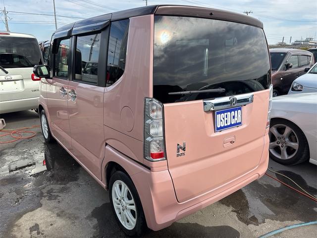 N-BOX 2トーンカラースタイル G・Lパッケージ 《後期モデル》《ピンク茶ツートン》《車検2年》衝突軽減ブレーキシステム/プッシュスタート/スマートキー/HIDオートライト/ETC/純正ナビTVフルセグBluetoothバックカメラ/両側パワスラ/(7枚目)