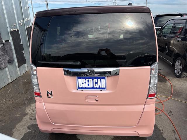 N-BOX 2トーンカラースタイル G・Lパッケージ 《後期モデル》《ピンク茶ツートン》《車検2年》衝突軽減ブレーキシステム/プッシュスタート/スマートキー/HIDオートライト/ETC/純正ナビTVフルセグBluetoothバックカメラ/両側パワスラ/(8枚目)