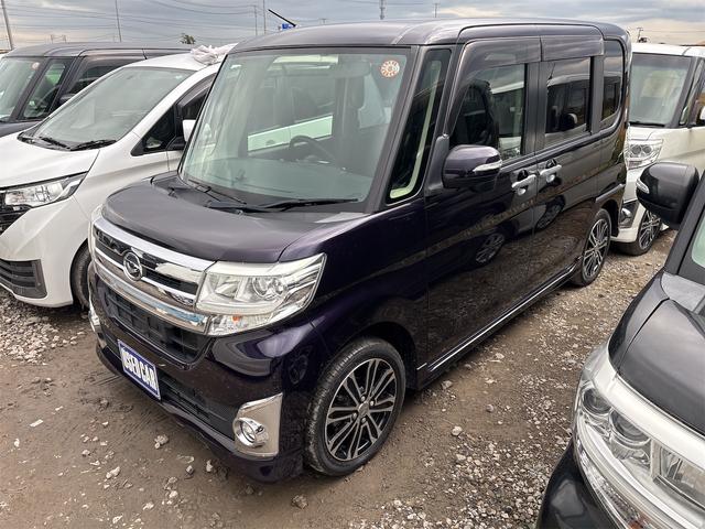 タント カスタムRS SA 《4WDターボ》純正フルエアロ15インチAW/プッシュスタート/スマートキー/両側パワースライドア/SDナビTVBluetooth/革巻きステアリング/衝突軽減ブレーキシステム/ETC/(5枚目)