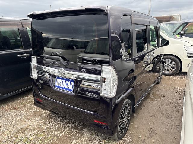 タント カスタムRS SA 《4WDターボ》純正フルエアロ15インチAW/プッシュスタート/スマートキー/両側パワースライドア/SDナビTVBluetooth/革巻きステアリング/衝突軽減ブレーキシステム/ETC/(6枚目)