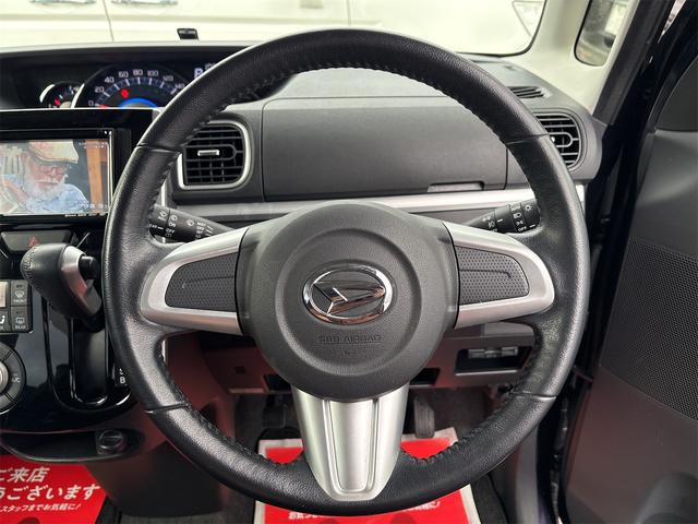 タント カスタムRS SA 《4WDターボ》純正フルエアロ15インチAW/プッシュスタート/スマートキー/両側パワースライドア/SDナビTVBluetooth/革巻きステアリング/衝突軽減ブレーキシステム/ETC/(21枚目)