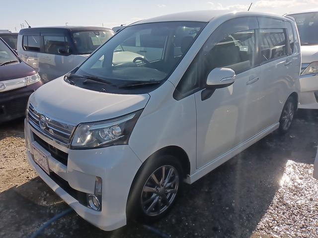 ムーヴ カスタム　Ｘ　ＳＡ　《後期モデル》純正フルエアロ１４インチＡＷ／プッシュスタート／スマートキー／オートエアコン／ＳＤナビＴＶフルセグバックカメラ／衝突軽減ブレーキシステム／ＥＴＣ／ＬＥＤライトオートフォグ／（2枚目）