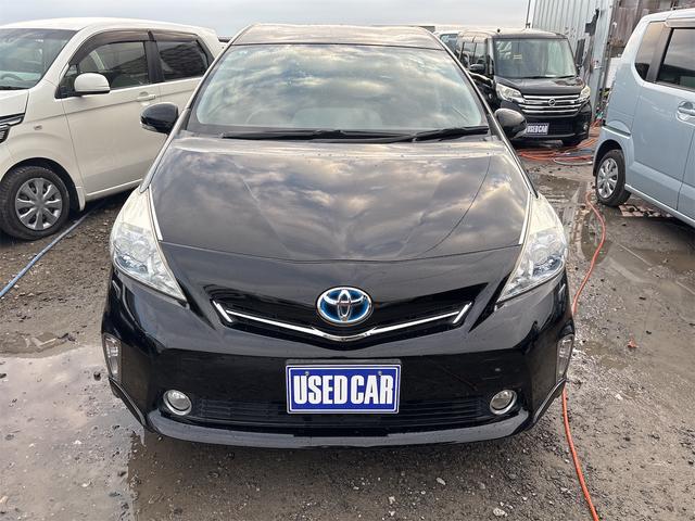 プリウスアルファ Ｓツーリングセレクション　《車検２年》《１７インチＡＷ》ＳＤナビＴＶフルセグＢｌｕｅｔｏｏｔｈバックカメラ／革巻きステアリング／プッシュスタート／スマートキー／クルーズコントロール／純正１７インチアルミ／（2枚目）