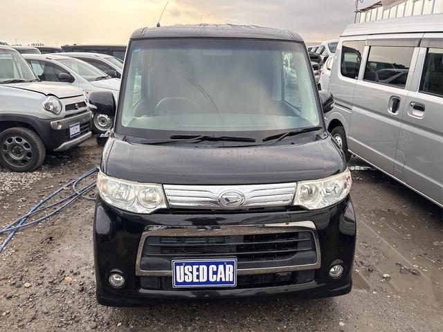 タント カスタムX 《後期モデル》純正フルエアロ14インチAW/ナビTVワンセグ/革巻きステアリング/スマートキー/オートエアコン/HIDオートライトフォグ/電動式格納ドアミラー/(2枚目)