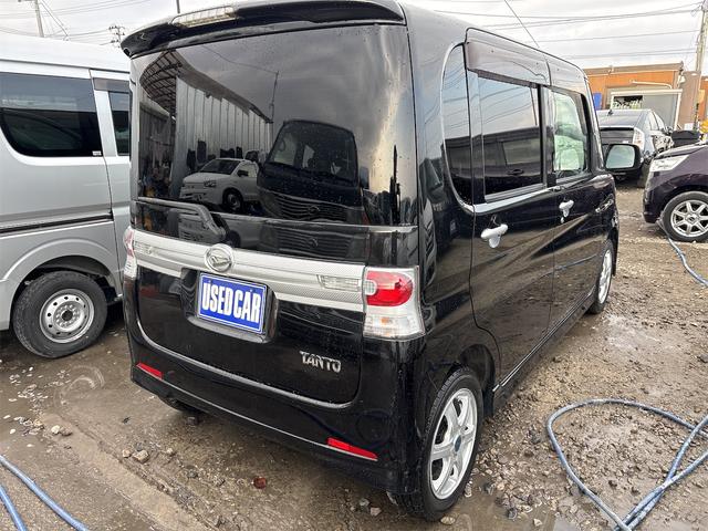 タント カスタムX 《後期モデル》純正フルエアロ14インチAW/ナビTVワンセグ/革巻きステアリング/スマートキー/オートエアコン/HIDオートライトフォグ/電動式格納ドアミラー/(6枚目)