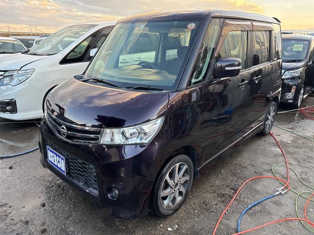 ルークス ハイウェイスター 純正フルエアロ14インチAW/SDナビTVワンセグ/Bluetooth/HIDオートライトフォグ/パワースライドア/スマートキー/プッシュスタート/(5枚目)