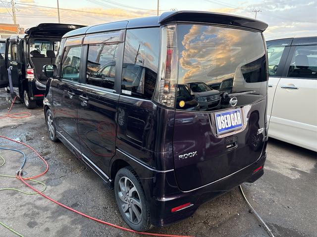 ルークス ハイウェイスター 純正フルエアロ14インチAW/SDナビTVワンセグ/Bluetooth/HIDオートライトフォグ/パワースライドア/スマートキー/プッシュスタート/(7枚目)