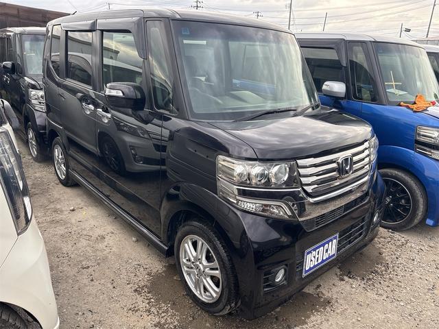 N-BOXカスタム G・Lパッケージ 《走行85900キロ》《関東仕入》《車検9年10月》純正フルエアロ14インチAW/プッシュスタート/スマートキー/(4枚目)